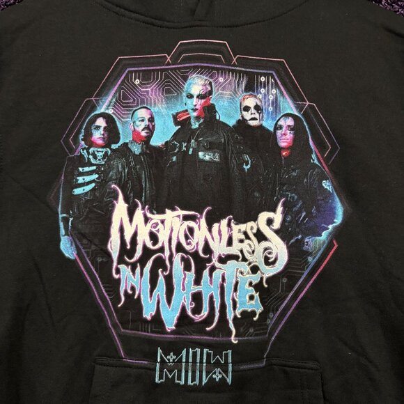Motionless in White The Trinity of Terror Tour Band Hoodie S - Picture 2 of 4